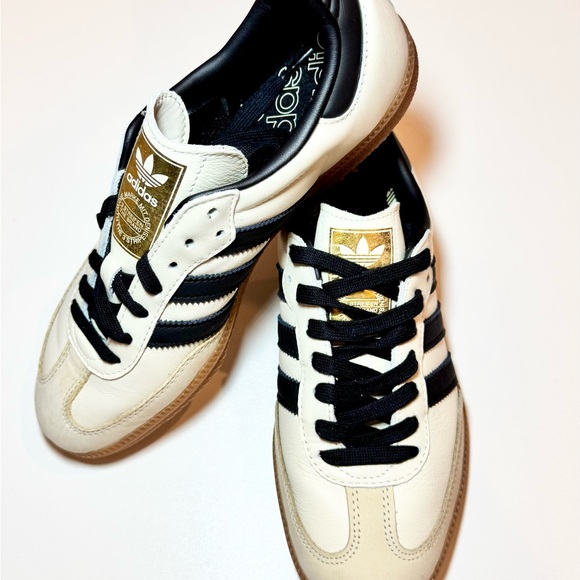 NWT Adidas Samba White and Black Sneakers, Size 8 (men’s 6.5) - Picture 6 of 16